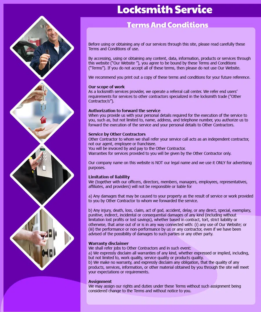 Allen TX Locksmith Store Allen, TX 972-244-7091 - terms